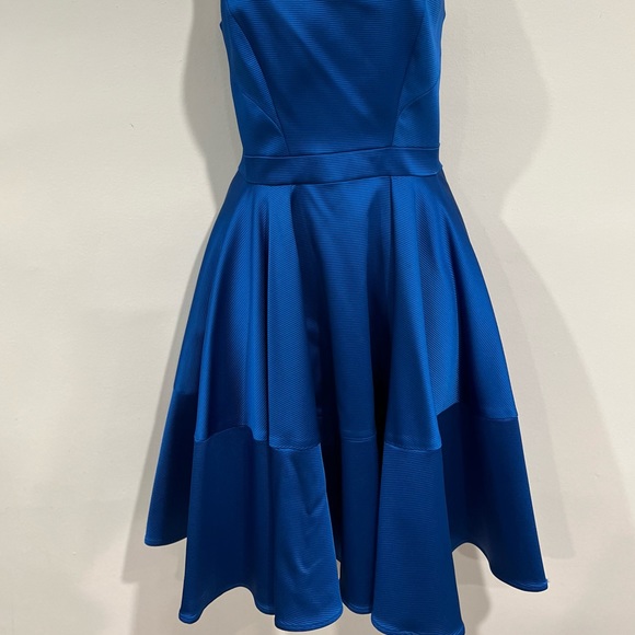 Zac Posen blue cocktail dress  size 8 high quality💥 - Picture 8 of 16